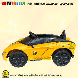 8 3 300x300 - Xe ô tô điện Lamborghini HS-901 Màu vàng