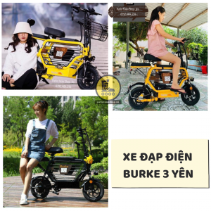 TONG HOP 3 300x300 - Xe đạp điện Hot Girl - xe điện gấp Burke Màu vàng