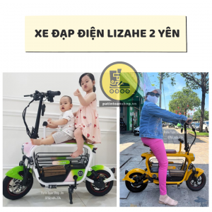 TONG HOP 5 300x300 - Xe đạp điện Hot Girl - xe điện gấp Burke Màu vàng