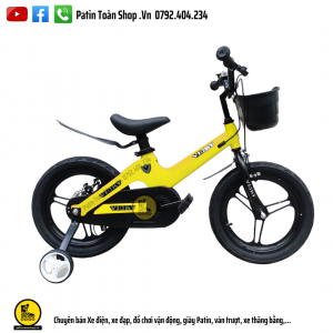 2 4 300x300 - Xe đạp trẻ em Vicky Màu Vàng