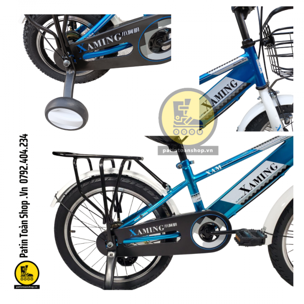 7 3 600x600 - Xe đạp trẻ em Xaming Aming 04 Màu xanh dương