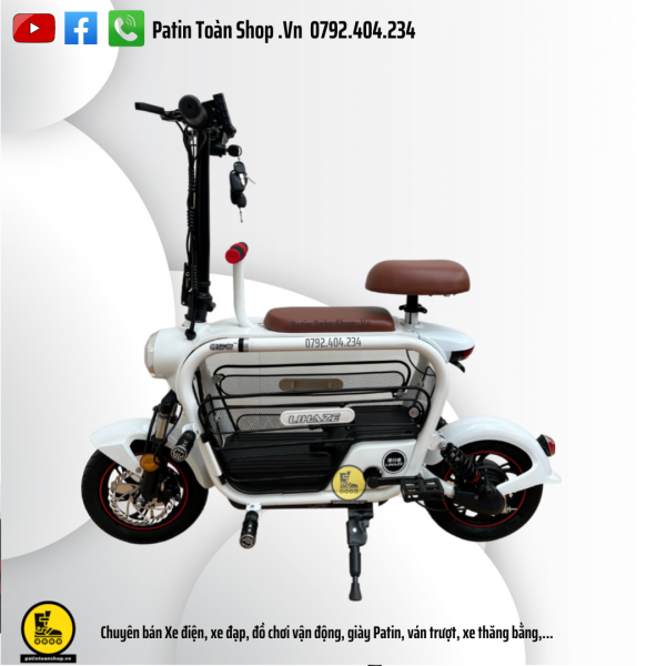 lizahe trang 1 600x600 - Xe đạp điện Hot Girl – xe điện gấp Lizahe