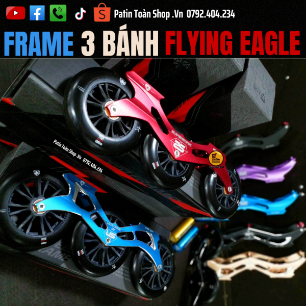 8 6 600x600 - Frame 3 Bánh Patin Tốc Độ – Speed Flying Eagle Ultrasonic 125mm