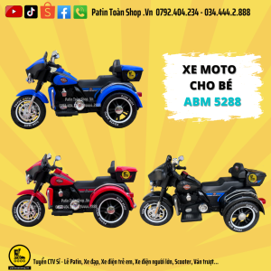 1 15 300x300 - Xe Moto điện trẻ em ABM 5288 Màu xanh dương