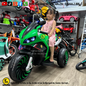 14 2 300x300 - Xe moto điện trẻ em XM-900 Màu xanh