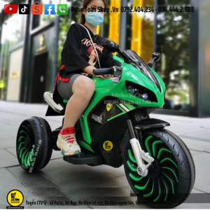15 2 300x300 - Xe moto điện trẻ em XM-900 Màu xanh