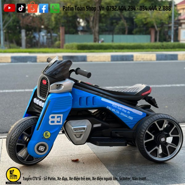 17 1 600x600 - Xe Moto điện trẻ em BDQ 6188 Màu xanh