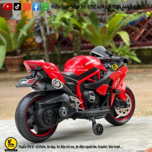 29 300x300 - Xe moto điện trẻ em Kawasaki Ninja H2R màu đỏ