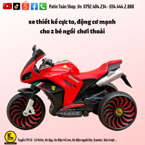6 2 300x300 - Xe moto điện trẻ em XM-900 Màu đỏ