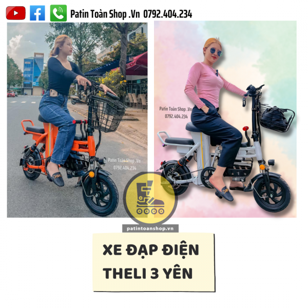 TONG HOP 9 600x600 - Xe đạp điện Hot Girl – xe điện gấp Lizahe màu loang