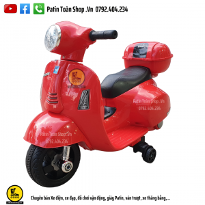 24 1 300x300 - Xe máy điện trẻ em Vespa Q-518 Màu đỏ