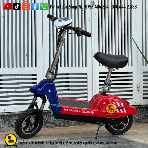 7 5 600x600 - Xe điện E-Scooter 10inch